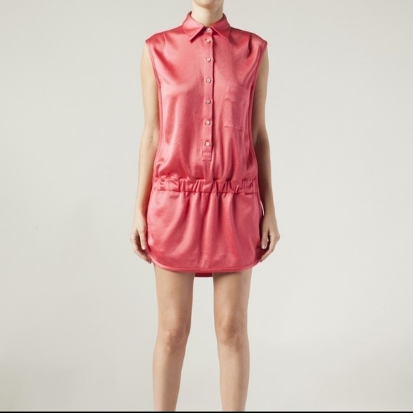 NWT Thakoon Coral Pink Satin Romper - Picture 8 of 8